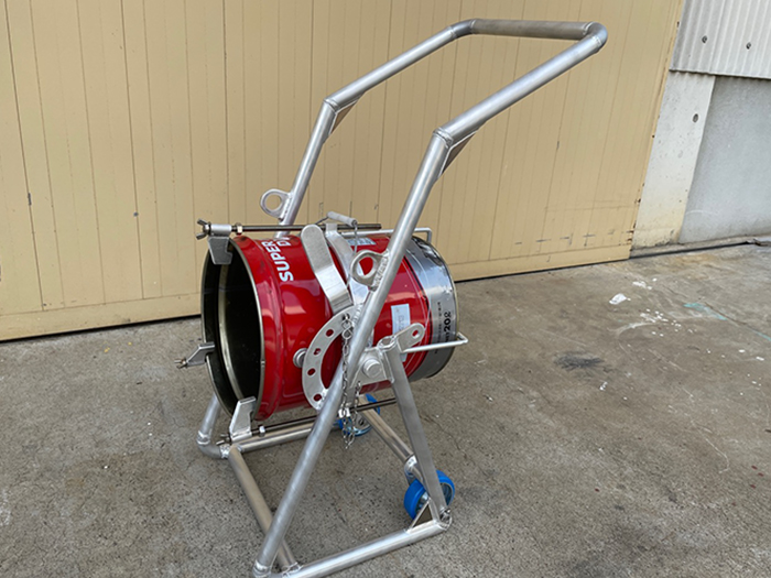 アルミ製丸型ペールスタンド