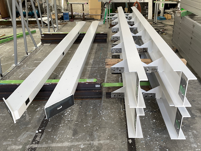 プラント向け鉄骨(桁)